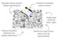 Reusable Silicone Drawing Mat | Australian Animals