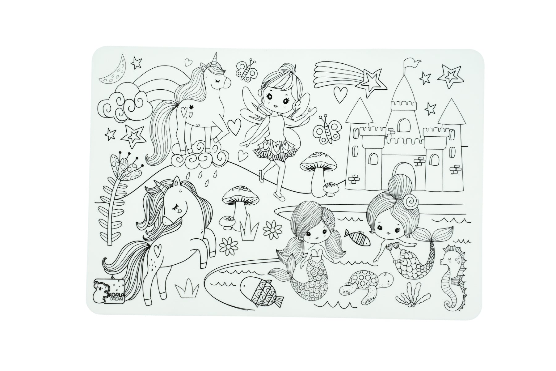 Reusable Silicone Drawing Mat | Enchanted Kingdom