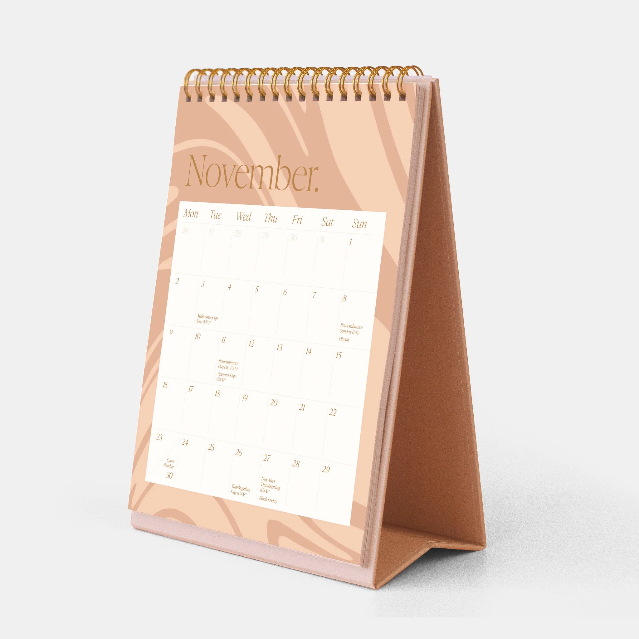2026 Rose Check Desk Calendar