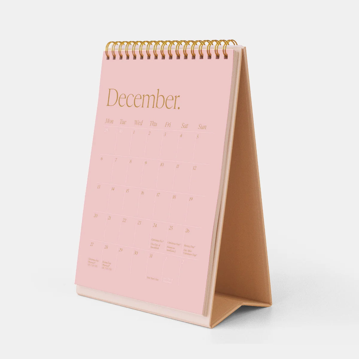 2027 Desk Calendar