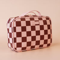 Cherry Check Cosmetic Bags