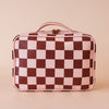 Cherry Check Cosmetic Bags
