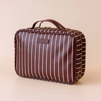 Merlot Pinstripe Cosmetic Bag Collection