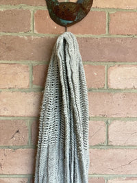 Clover Handloomed Linen Scarf | Rustic Linen