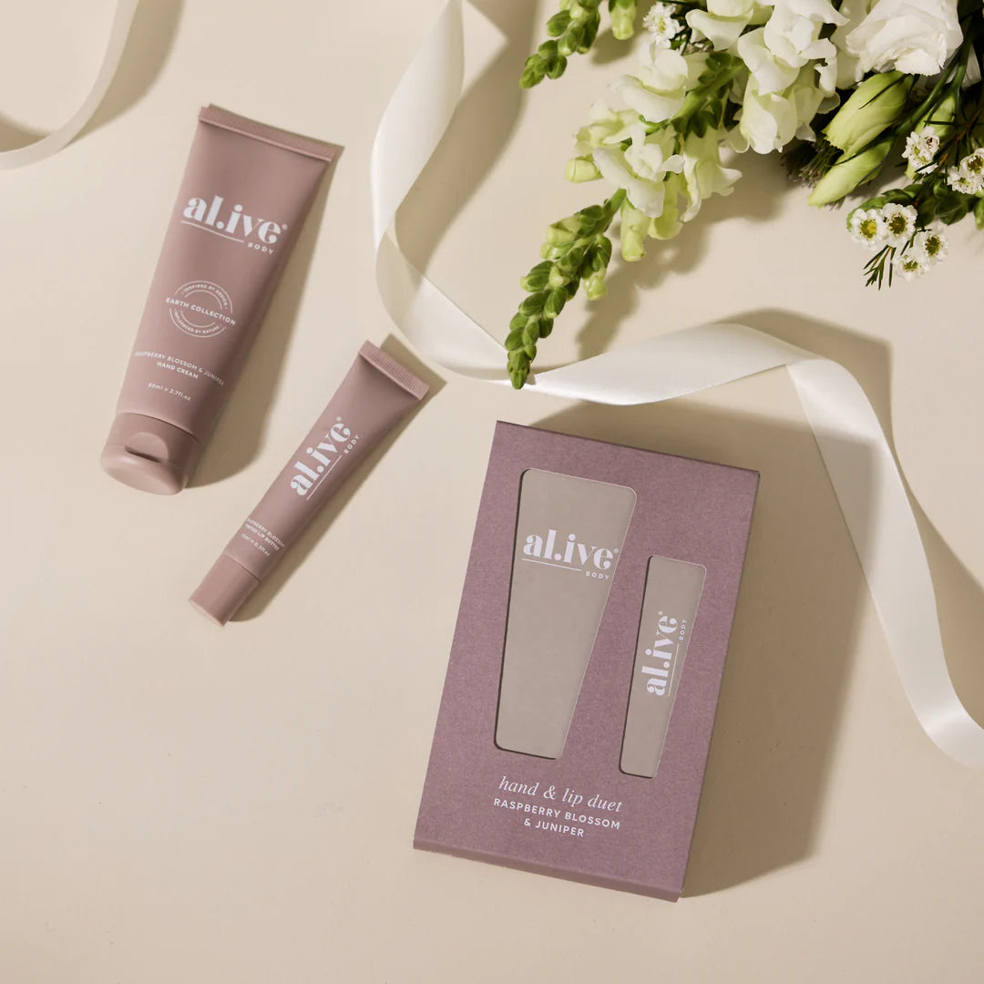 Hand & Lip Duet | Raspberry Blossom & Juniper