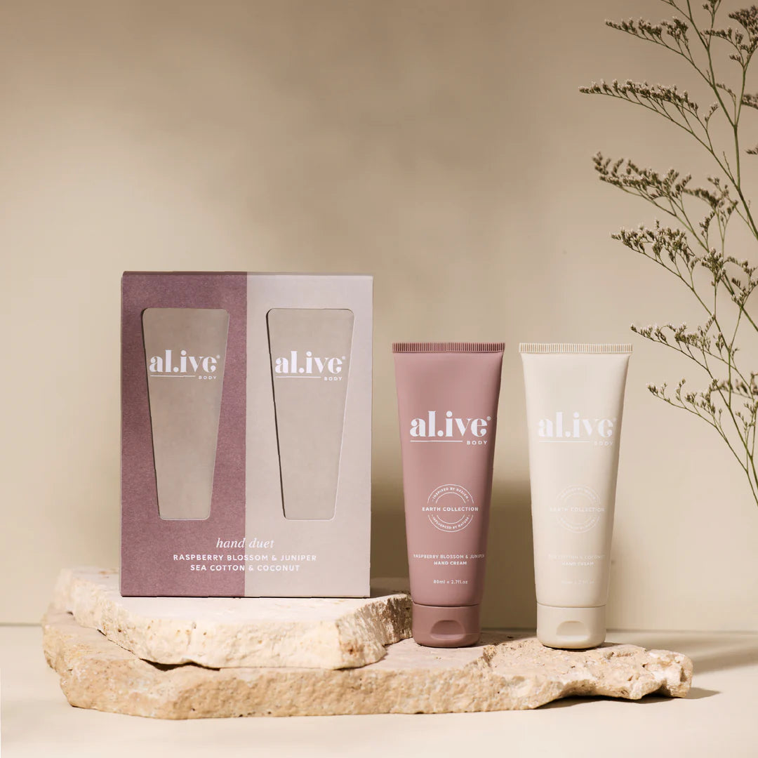 Hand Duet | Raspberry Blossom & Juniper + Sea Cotton & Coconut