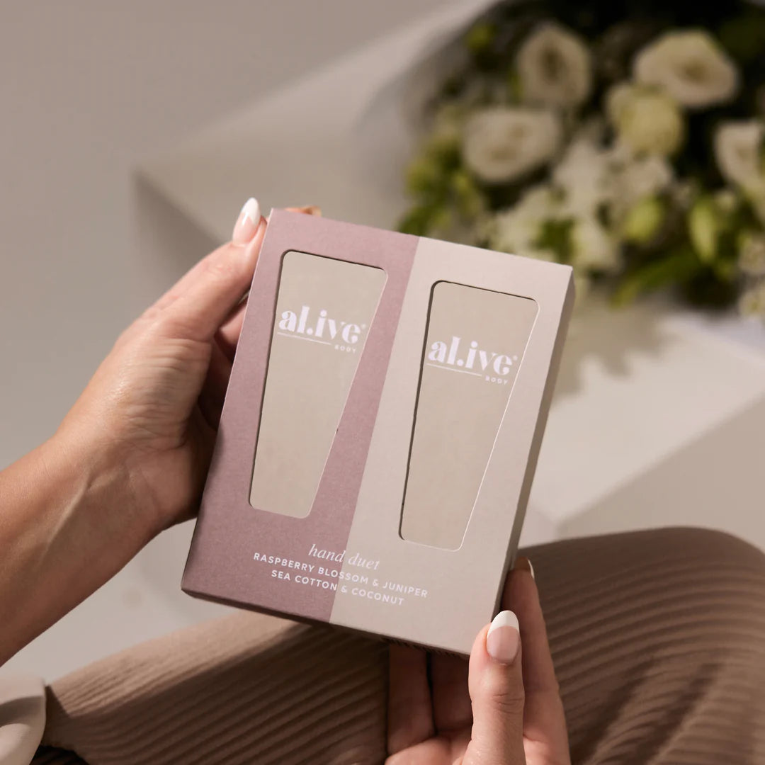 Hand Duet | Raspberry Blossom & Juniper + Sea Cotton & Coconut