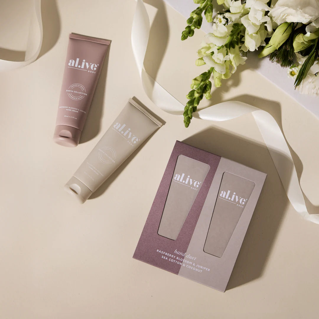 Hand Duet | Raspberry Blossom & Juniper + Sea Cotton & Coconut