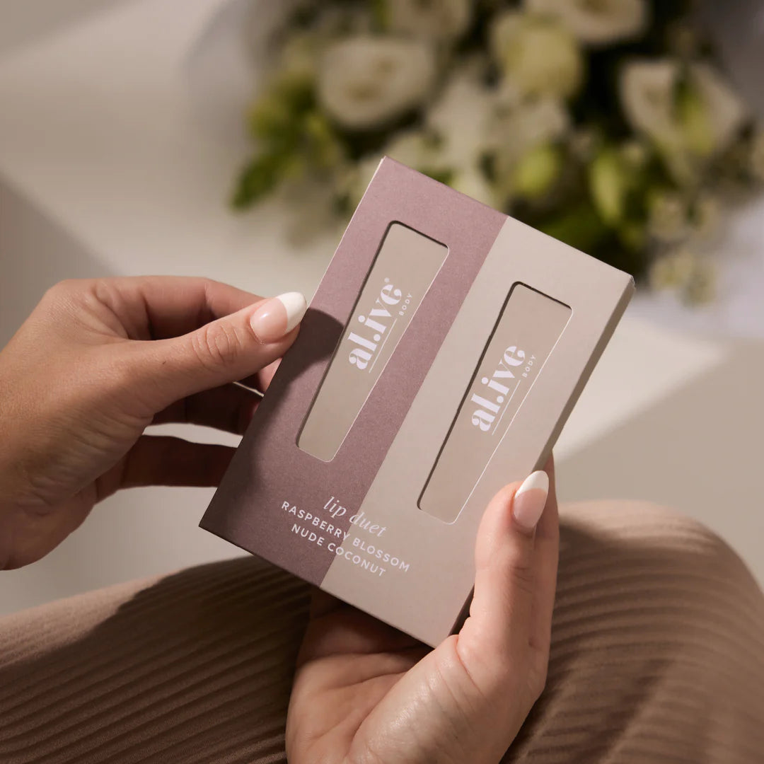 Lip Duet | Raspberry Blossom & Nude Coconut