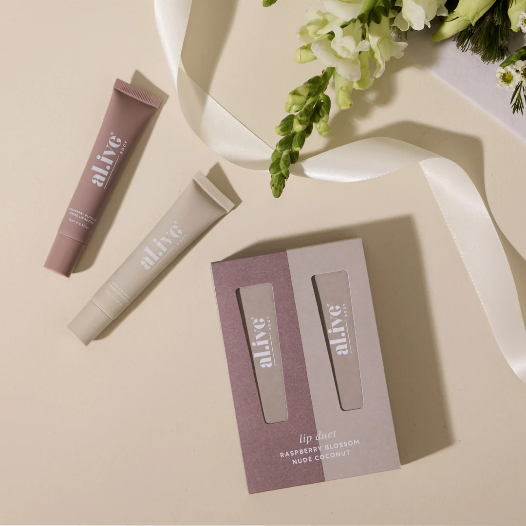 Lip Duet | Raspberry Blossom & Nude Coconut