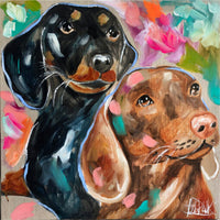 Fridge Magnets By Amanda Brooks | Pet Portraits