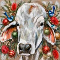 Festive Christmas by Amanda Brooks | Stone Drink Coaster Collection