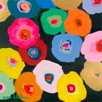 Stone Trivet Florals by Anna Blatman Artist