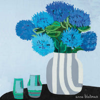 Colourful Flowers By Anna Blatman | Stone Drink Coaster Collection