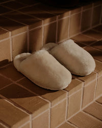 Sheepskin Slippers | Cream