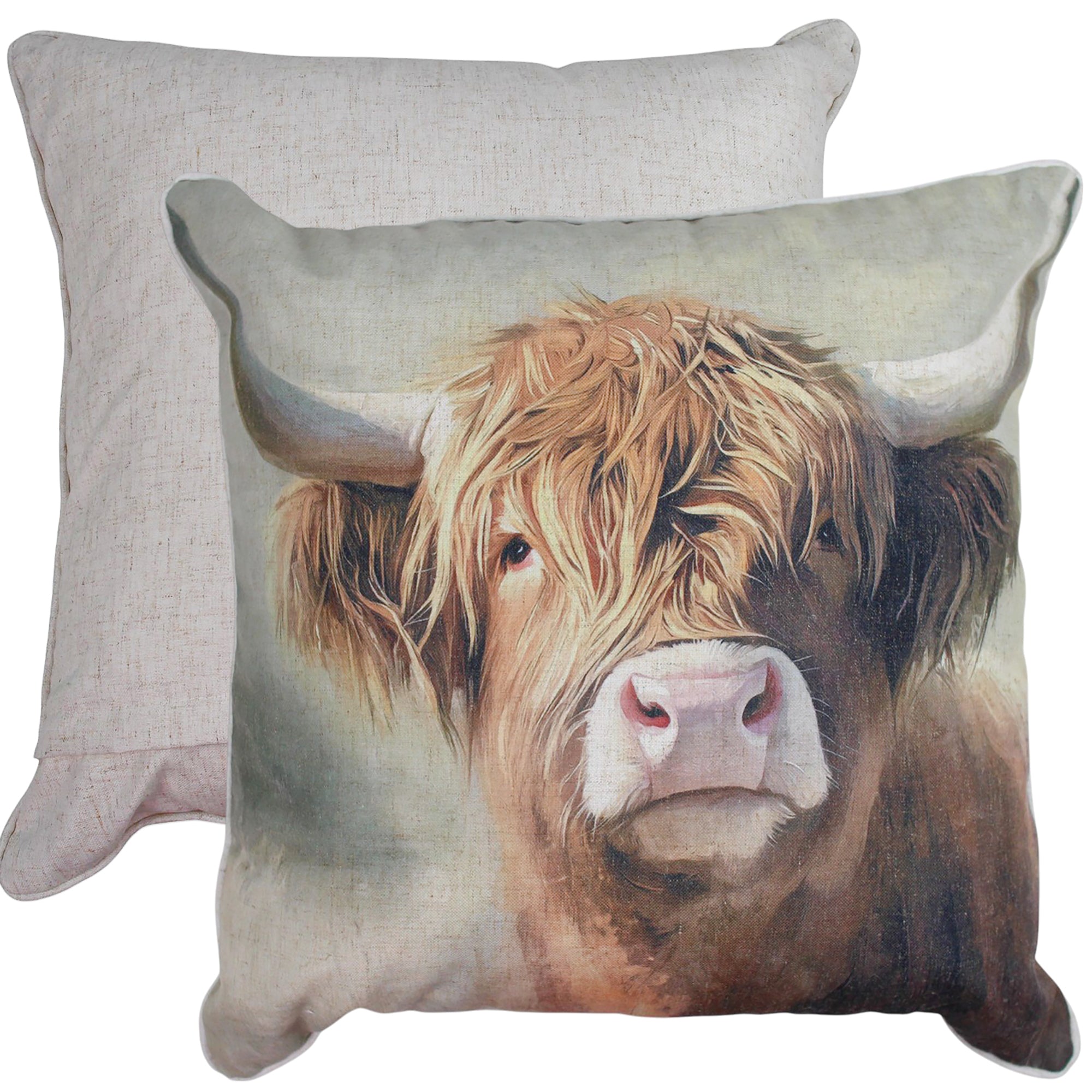 Horn To Be Wild Linen Cushion