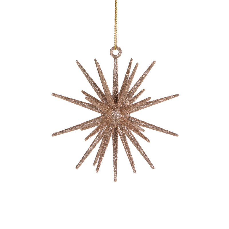 Champagne Glitter Orbit Hanging | 10cm