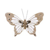 Gold Glitter Clip Butterflies | Set 6