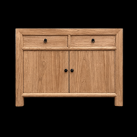 Elm 2 Drawer 2 Door  Natural Cabinet | 120cm