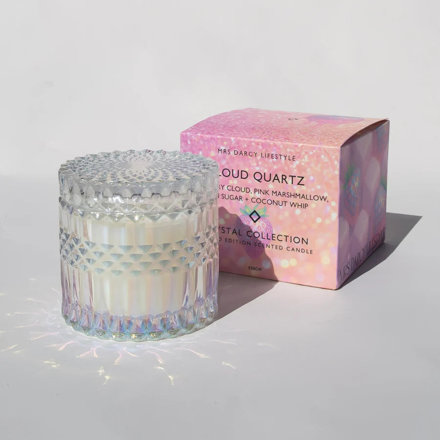 Candle Cloud Quartz | Strawberry Cloud, Pink Marshmallow, Spun Sugar + Coconut Whip