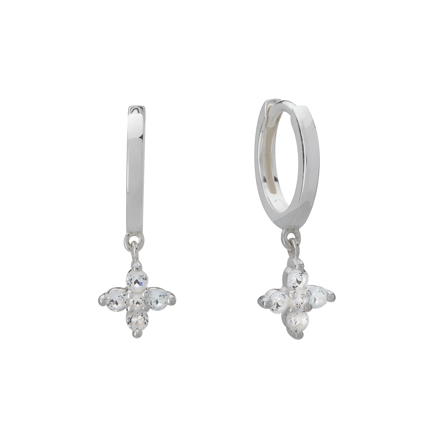 Clover Huggies | Sterling Silver