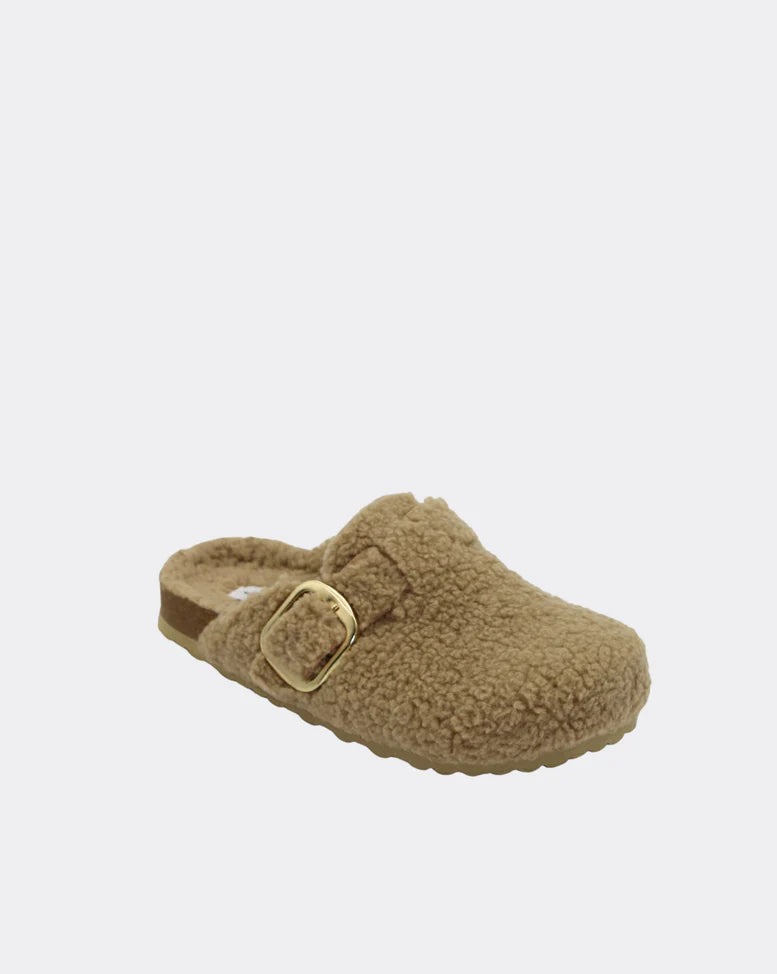 Banff Fur Mule | Taupe