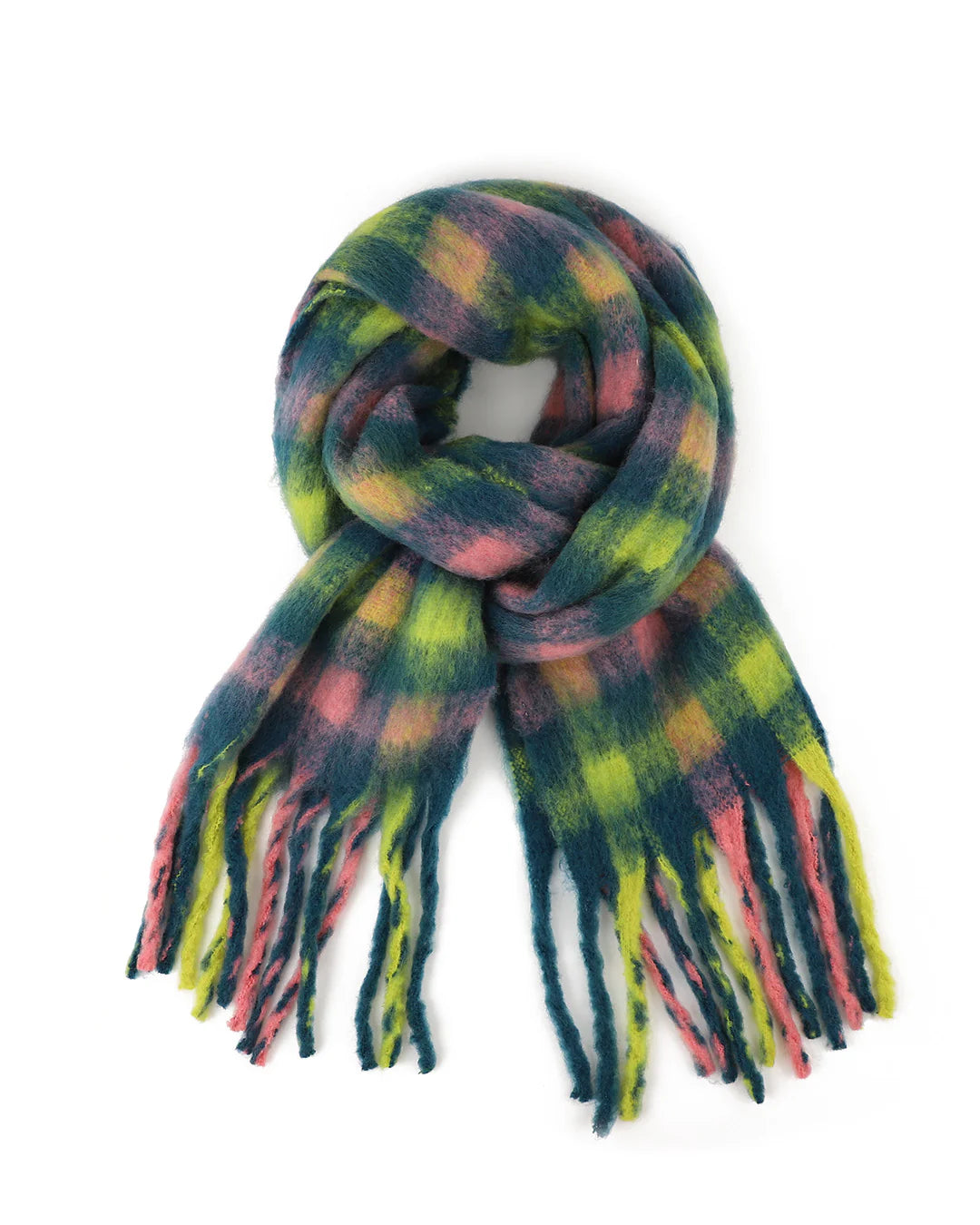 Charlie Chequered Winter Scarf