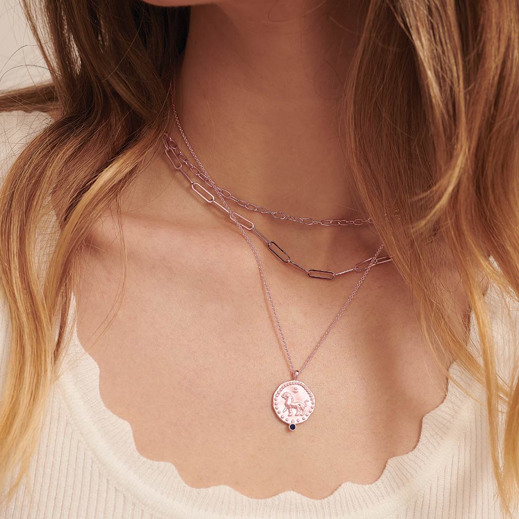 Courage Necklace | Rose Gold Plate
