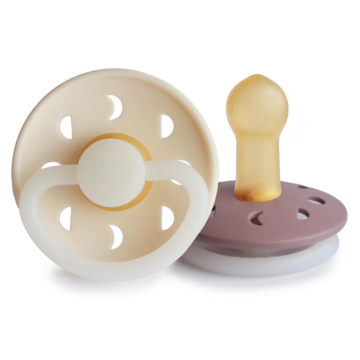 Frigg Moon Night Pacifier 2 Pack Latex | Size 2