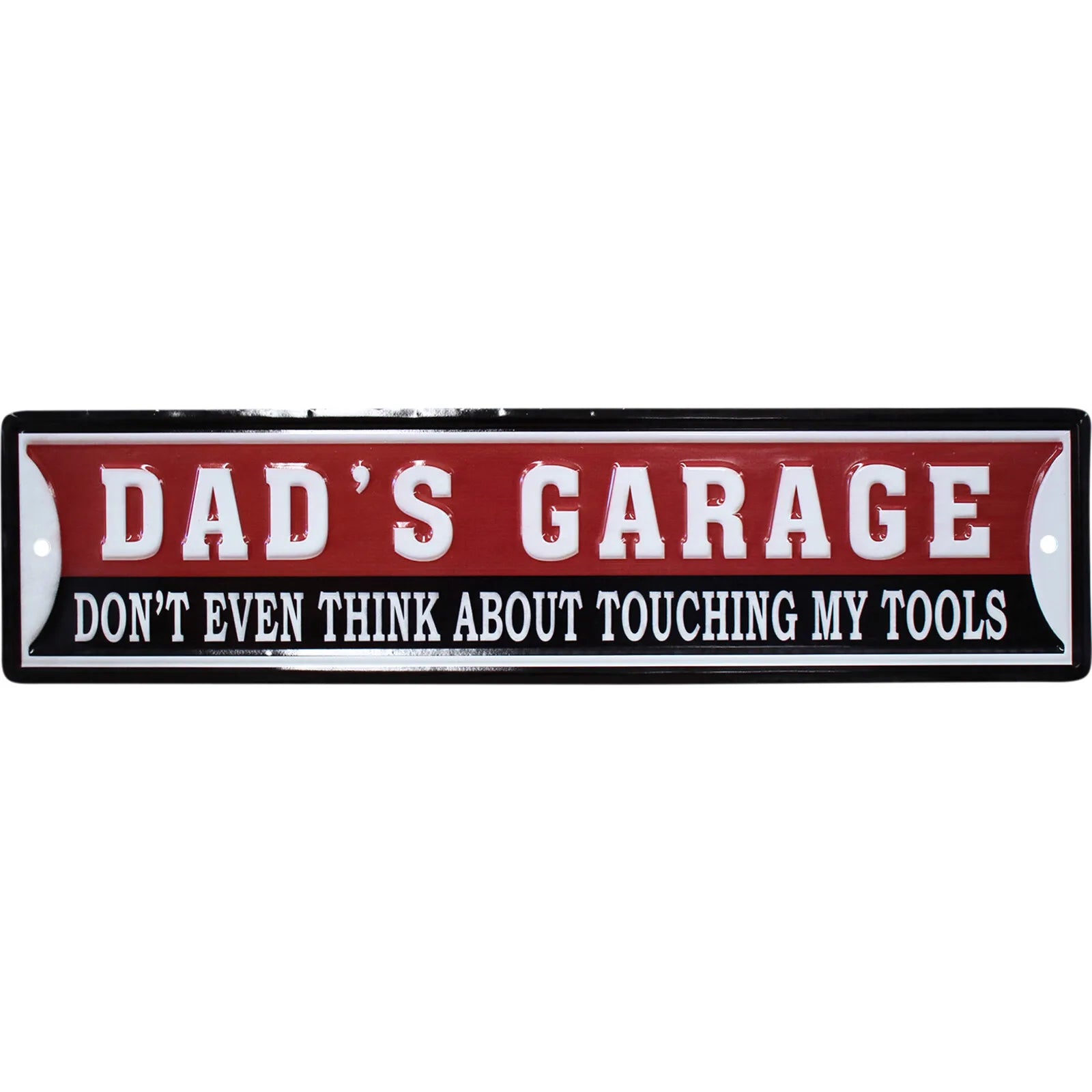 Sign Metal Dad's Garage