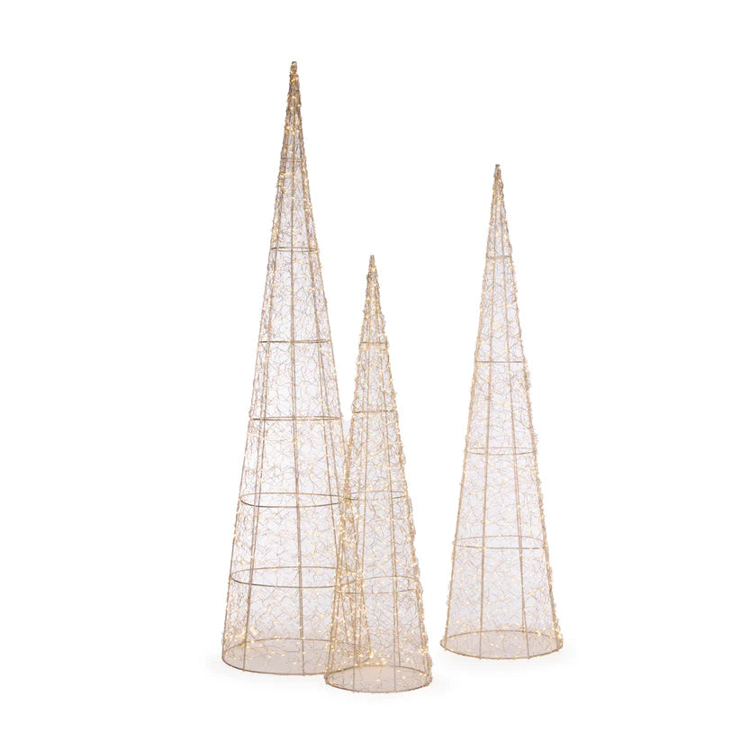 Illuminated Cone Tree
