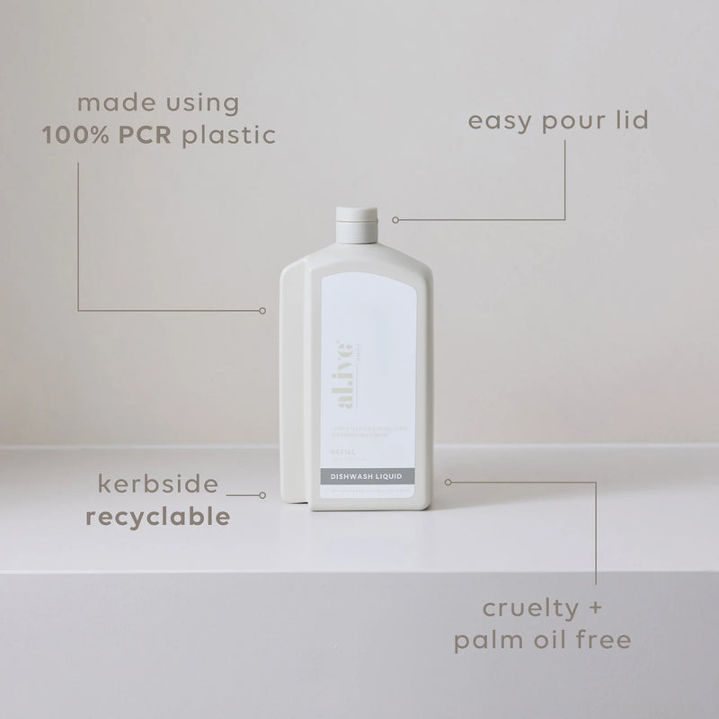 1 L Dish Wash Refill | Lemon Myrtle & Honeydew