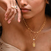 Pearl Necklace | 18KT Yellow Gold Plate