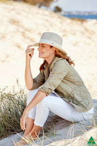 Peta Fedora | Camel/Ivory