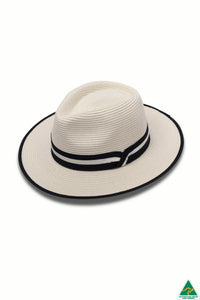 Windsor Fedora | Ivory/Navy