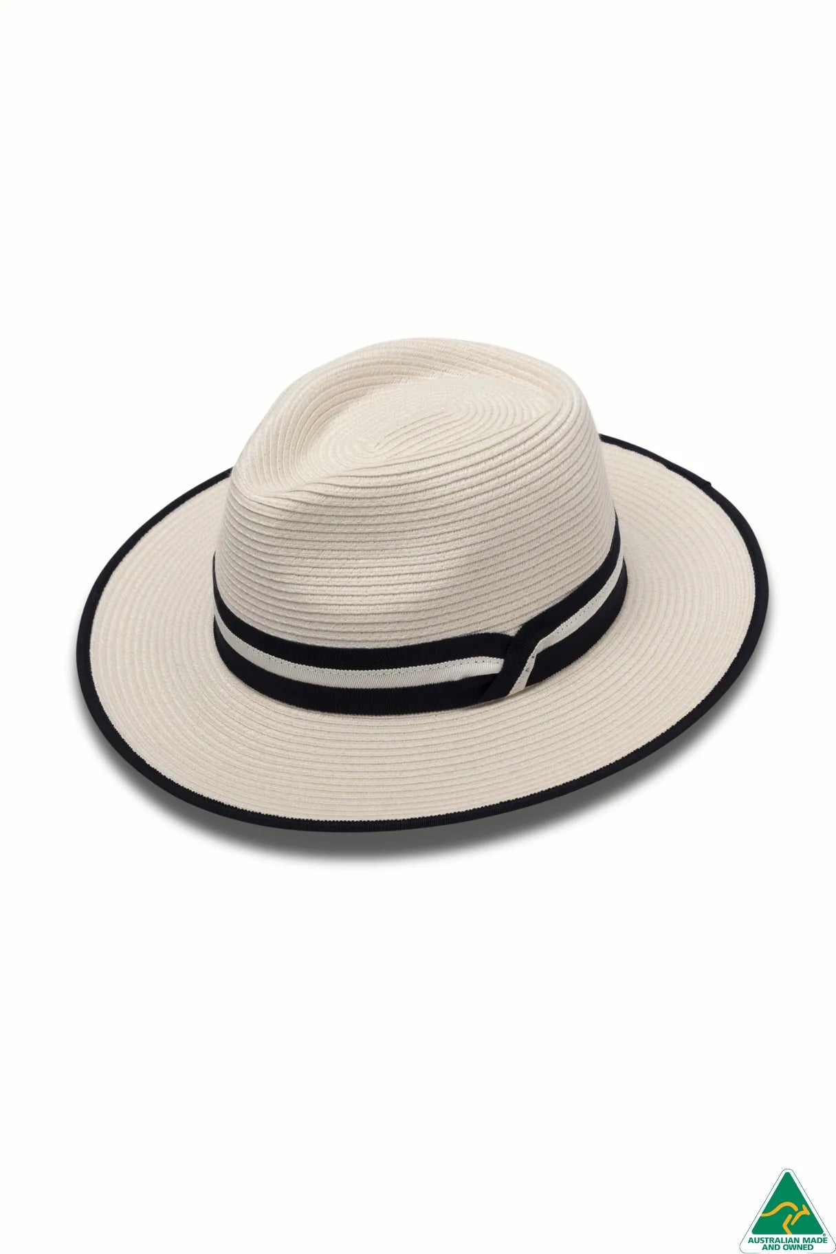 Windsor Fedora | Ivory/Navy