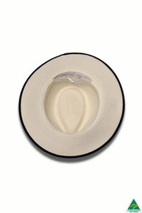 Windsor Fedora | Ivory/Navy