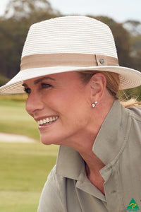 Pinehurst Fedora | Ivory/Taupe