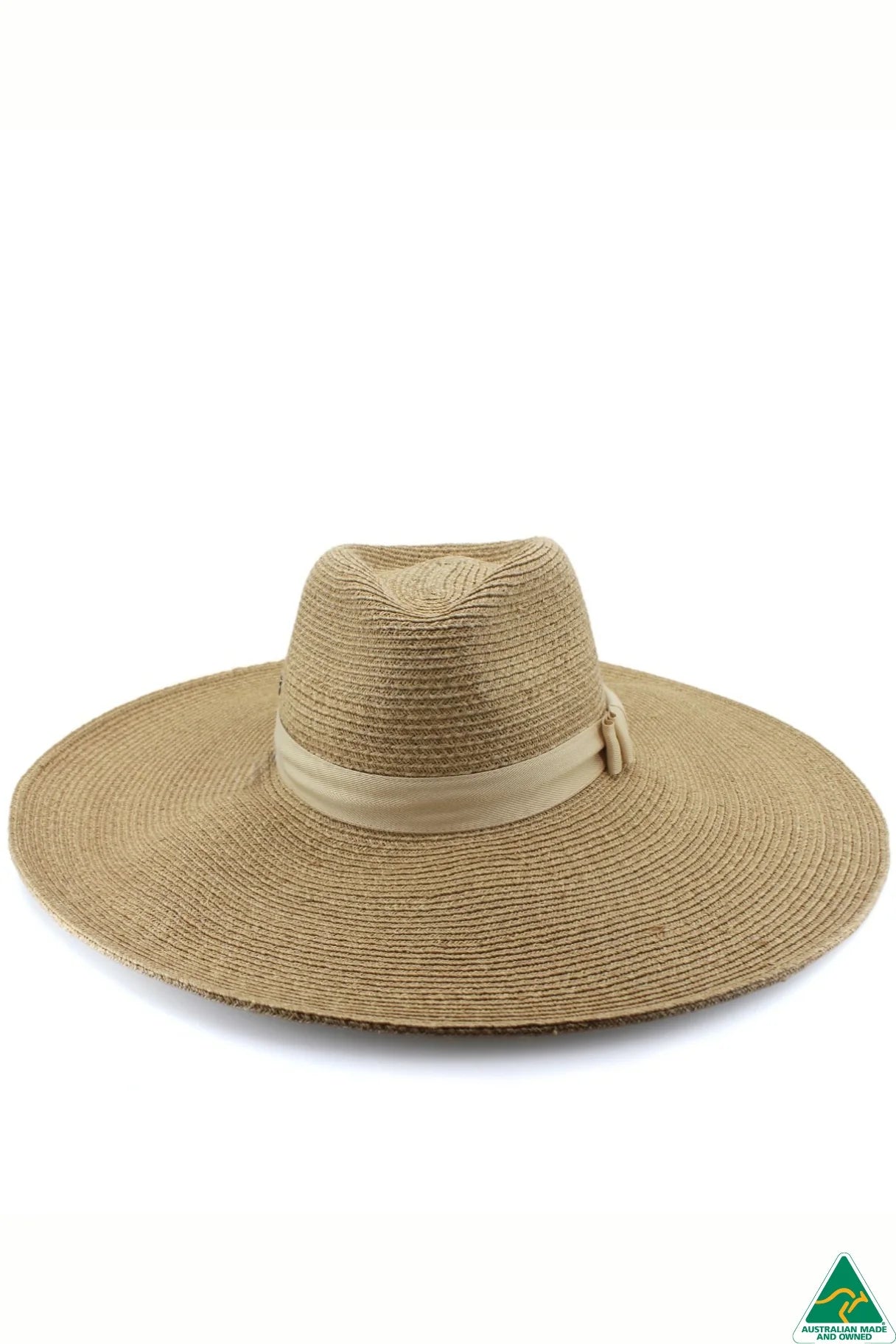 Avignon Oversized Brim Fedora | Sand