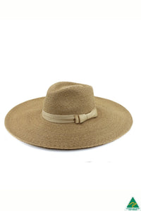 Avignon Oversized Brim Fedora | Sand
