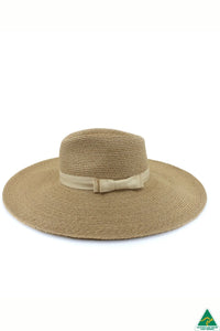 Avignon Oversized Brim Fedora | Sand