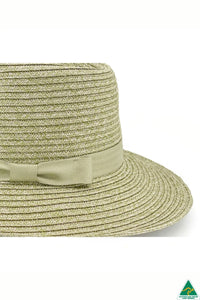 Banksia Flexibraid Fedora | Green
