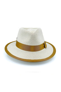 Boston Flexibraid Fedora | Beige-Caramel