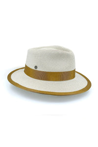Boston Flexibraid Fedora | Beige-Caramel