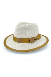 Boston Flexibraid Fedora | Beige-Caramel
