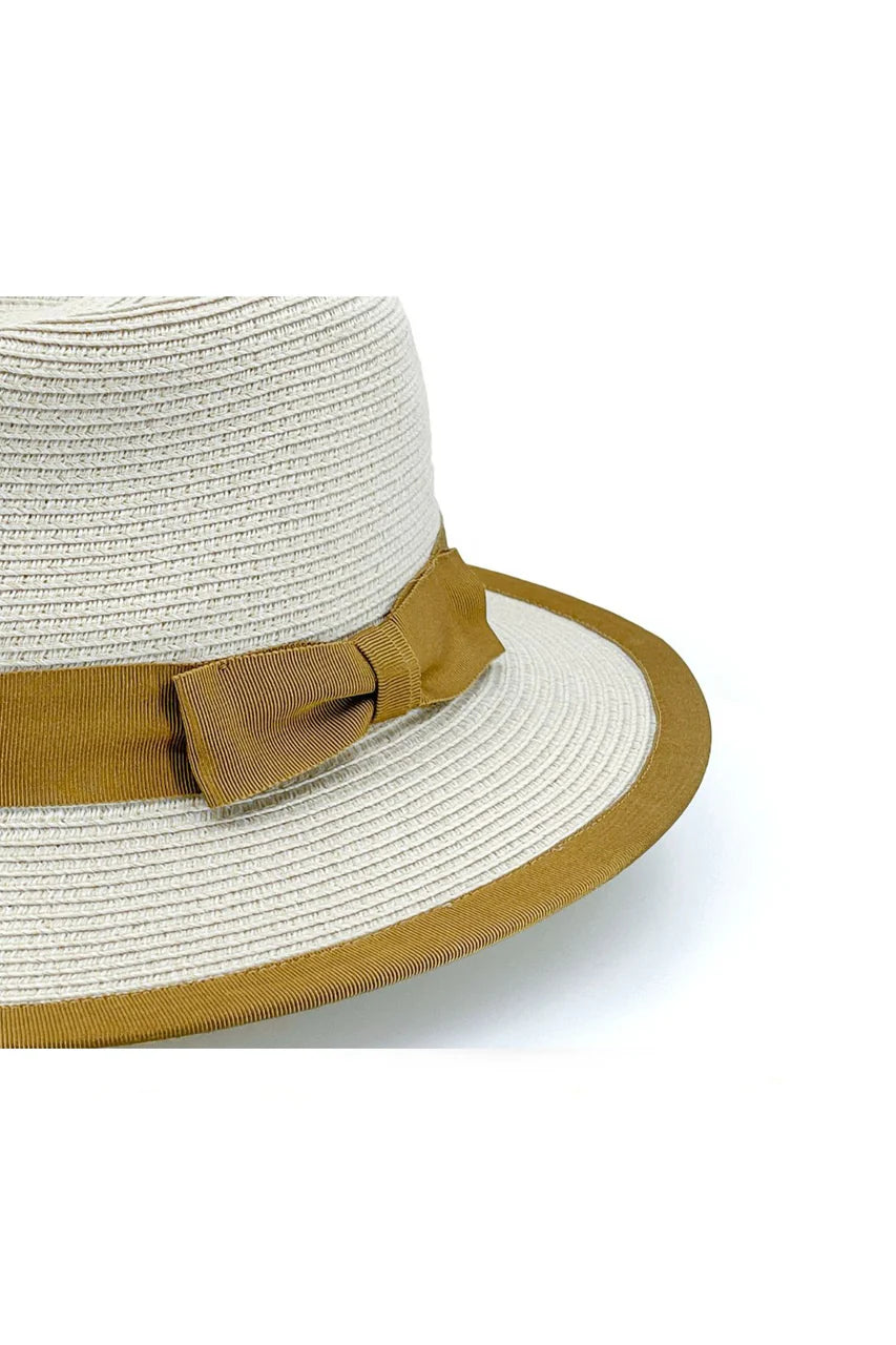 Boston Flexibraid Fedora | Beige-Caramel