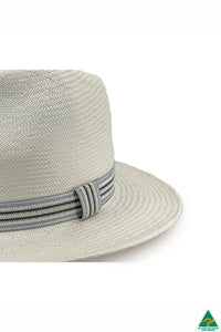Stanton Fedora | Glazed Straw Ivory