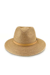 Tully Raffia Fedora | Caramel