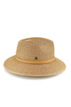 Tully Raffia Fedora | Caramel