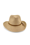 Brampton Raffia Fedora | Caramel